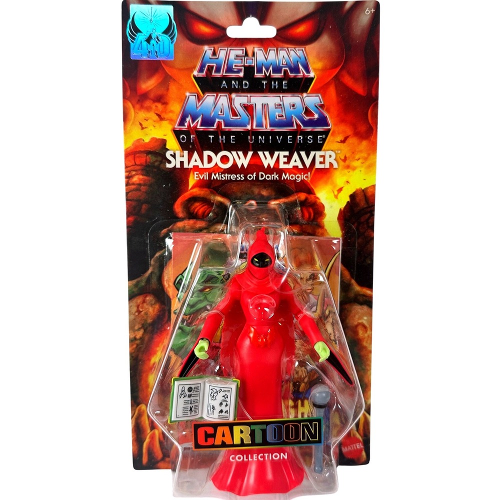 Mattel MOTU Shadow Weaver Action Figure Kids 5.5in Red NEW Cartoon Collection